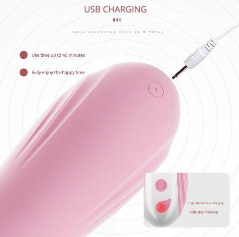 Wibrator-Hannah USB -Pink B - Series Lyla