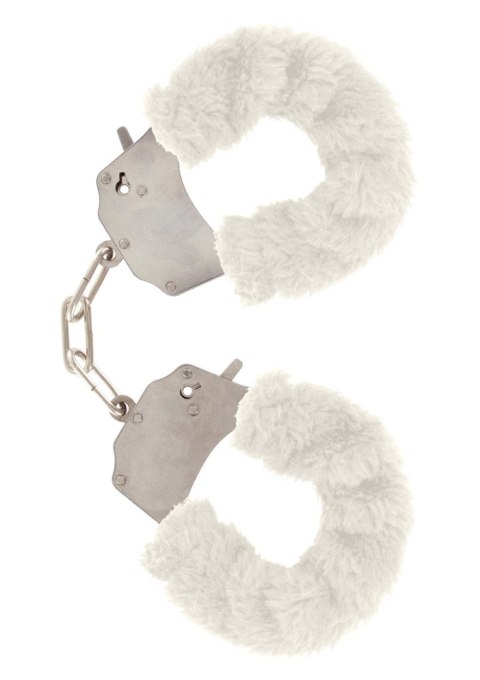 Furry Fun Cuffs White ToyJoy