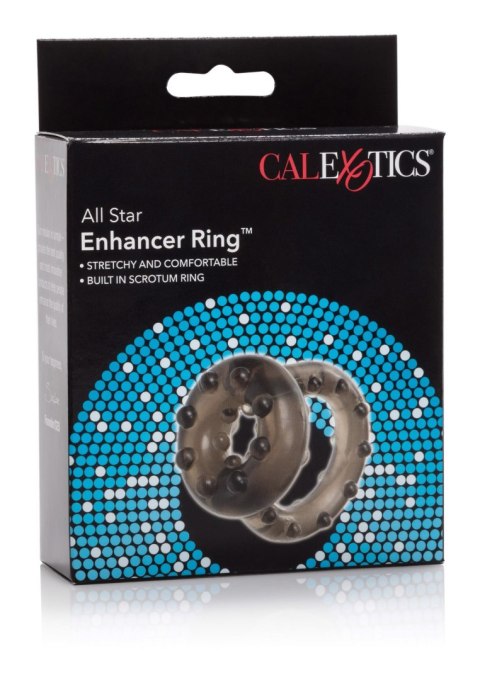 Enhancer Ring pierścień erekcyjny na penisa i jądra - Calexotics