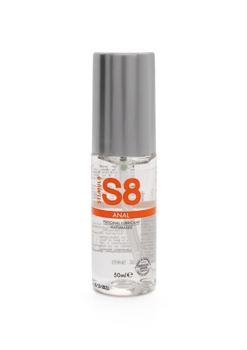 S8 WB Anal Lube 50ml Natural Stimul8 S8