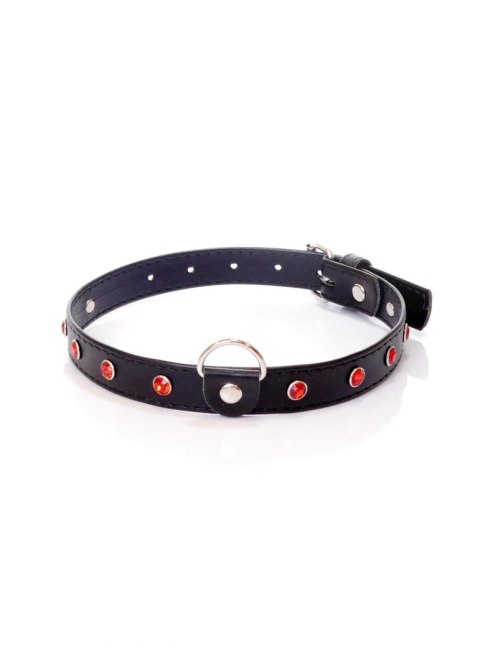 Fetish B - Series Collar - 2 cm. red crystal Fetish B - Series