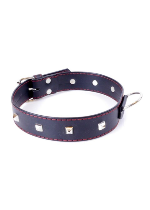 Fetish B - Series Collar with studs 3 cm Red Line Fetish B - Series