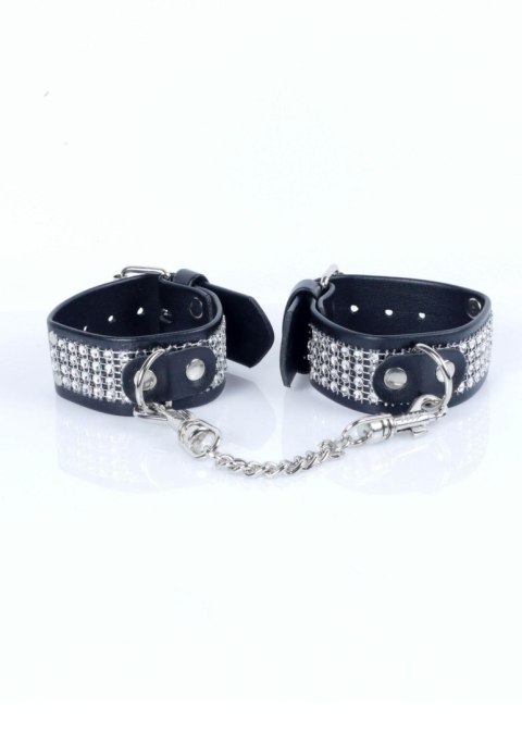 Fetish B - Series Handcuffs with cristals 3 cm Silver Fetish B - Series