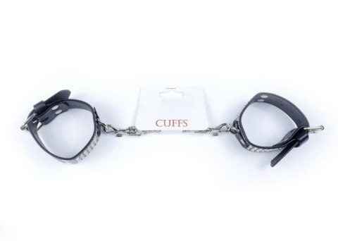 Fetish B - Series Handcuffs with cristals 3 cm Silver Fetish B - Series