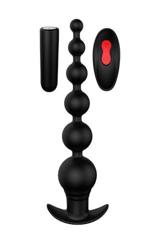 Remote Graduated Beads wibrujące koraliki analne 20 cm czarne - Dream Toys