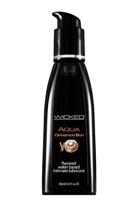 WICKED AQUA CINNAMON BUN FLAVORED 60ML Wicked Sensual Care