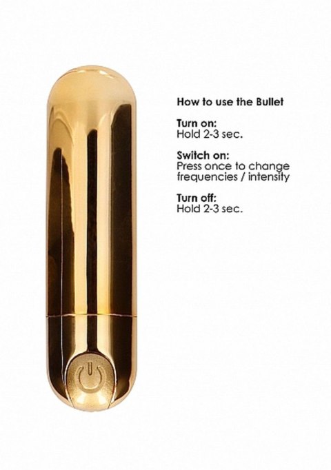 10 Speed Rechargeable Bullet - Gold Be Good Tonight