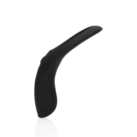 Pointed Vibrating Cock Ring - Licorice Black Loveline