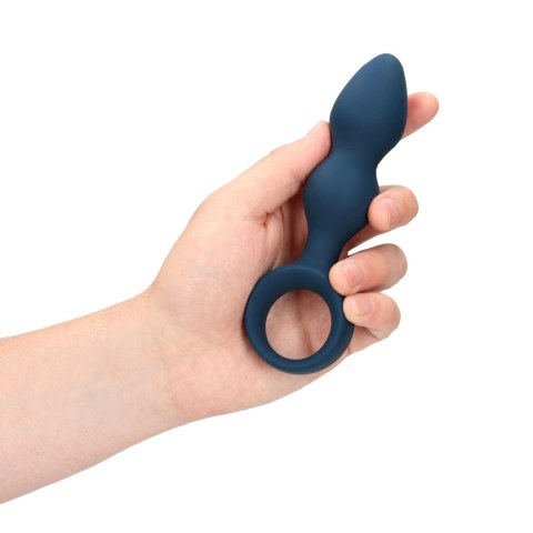 Teardrop Shaped Anal Plug - Medium - Baltic Blue Loveline