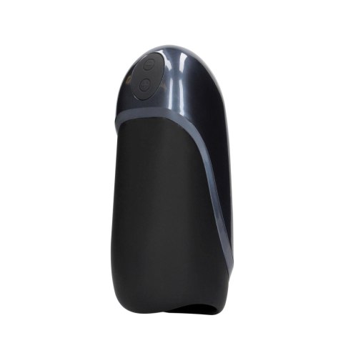 Vibrating Masturbator Sleeve - Licorice Black Loveline