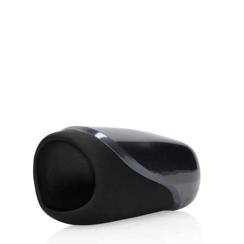 Vibrating Masturbator Sleeve - Licorice Black Loveline