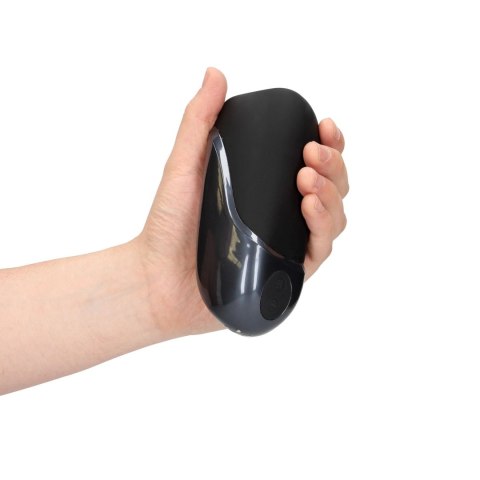 Vibrating Masturbator Sleeve - Licorice Black Loveline