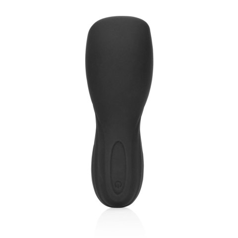 Vibrating Masturbator Sleeve - Licorice Black Loveline