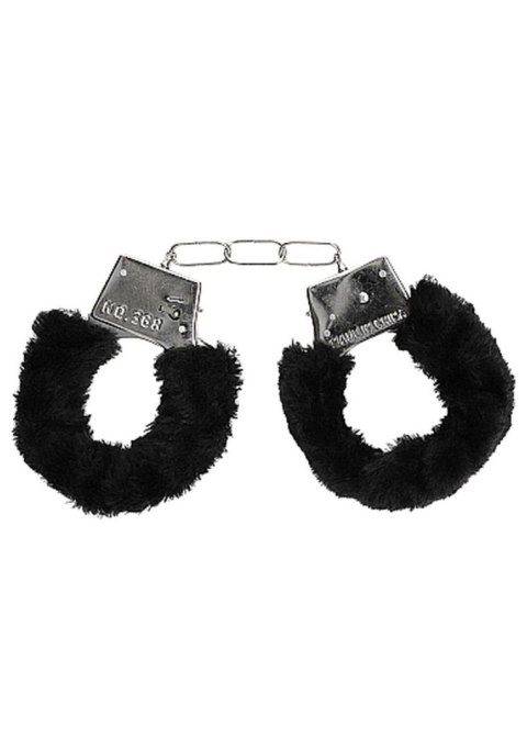 Beginner""s Handcuffs Furry - Black Ouch!