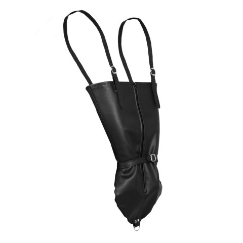 Zip-up Full Sleeve Arm Restraint - Black Ouch!