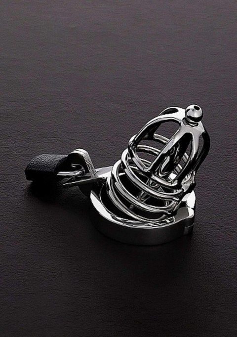 Pas cnoty na penisa z dilatorem Attica Chastity Cage (45mm) - Steel