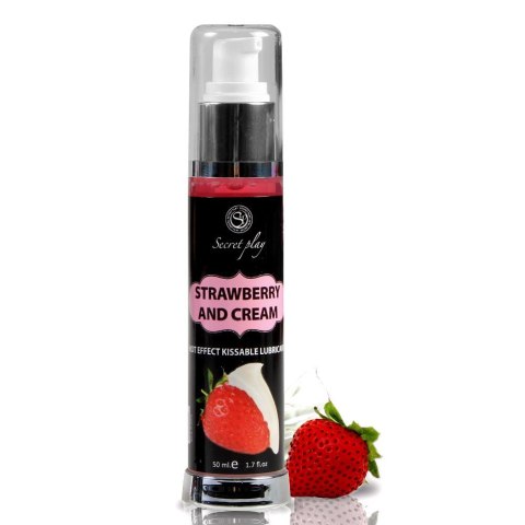 STRAWBERRY & CREAM HOT EFFECT KISSABLE LUBRICANT 50 ML Secret Play