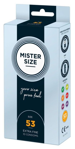 Mister Size 53mm pack of 10 MISTER SIZE