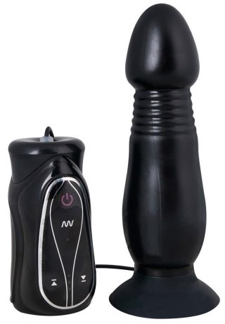 You2Toys Anal Pusher wibrujący korek analny 16 cm czarny