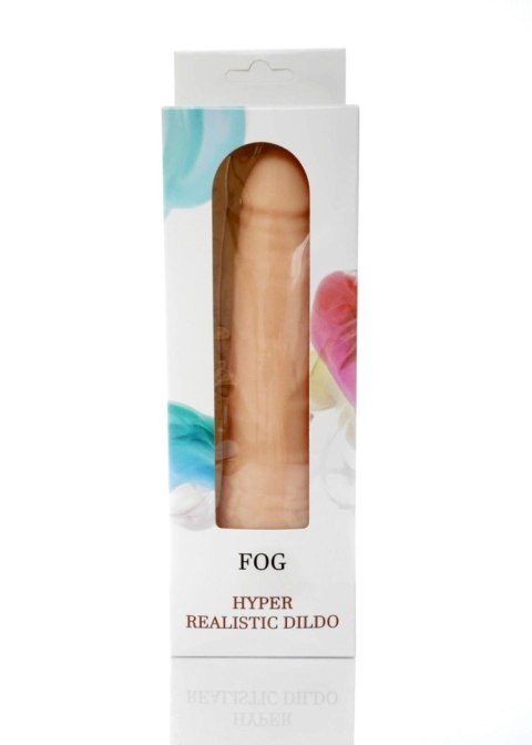 Realistyczne dildo 19,5 cm – cyber skóra, elastyczne, mocna przyssawka