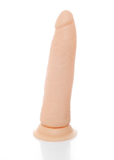 Realistyczne dildo 19,5 cm – cyber skóra, elastyczne, mocna przyssawka