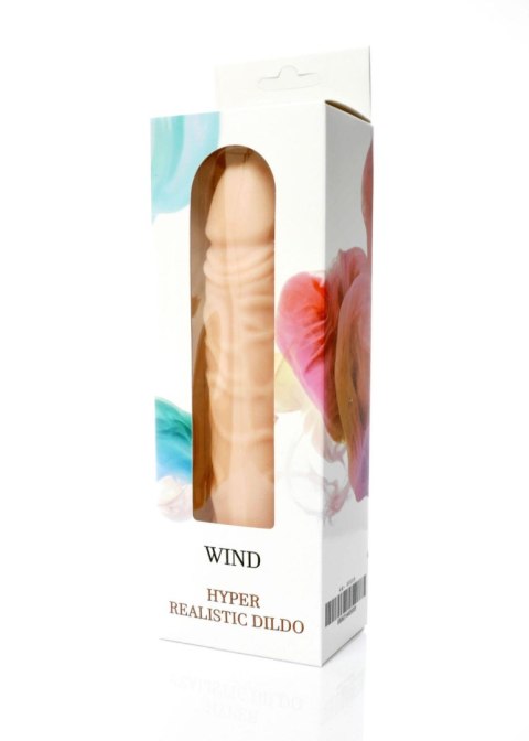 Realistyczne dildo 19,5 cm – miękka cyber skóra, przyssawka, elastyczne