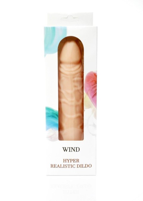 Realistyczne dildo 19,5 cm – miękka cyber skóra, przyssawka, elastyczne