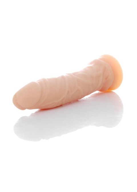 Realistyczne dildo 19,5 cm – miękka cyber skóra, przyssawka, elastyczne