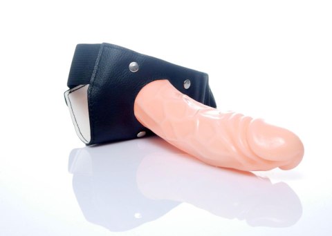 Realistyczny strap-on pusty w środku – elastyczna proteza 16 cm