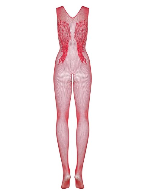 Bodystocking N112 czerwone XL/XXL Obsessive