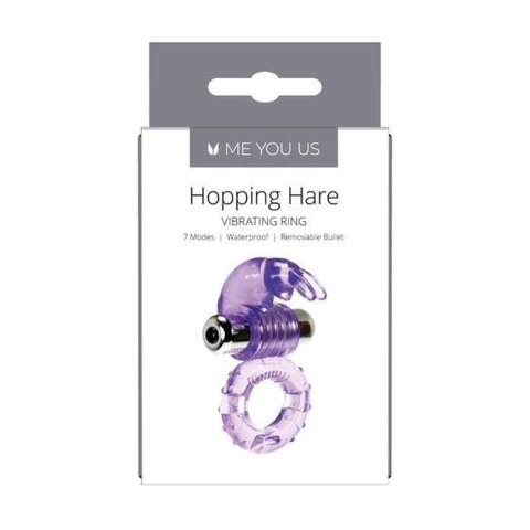 Pierścień- Me You Us Hopping Hare Cock Ring Purple Me You Us