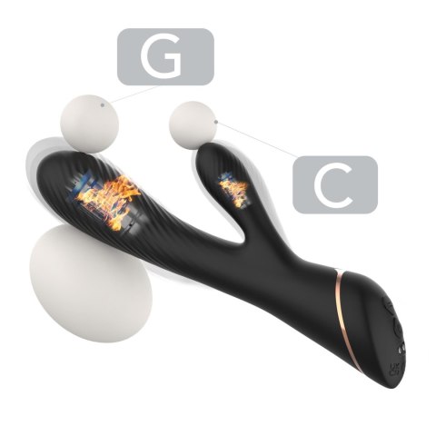 Wibrator króliczek – 9 trybów, wodoodporny, silikon, USB Wibrator króliczek – 9 trybów, wodoodporny, silikon, USB