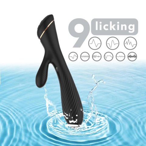 Wibrator króliczek – 9 trybów, wodoodporny, silikon, USB Wibrator króliczek – 9 trybów, wodoodporny, silikon, USB