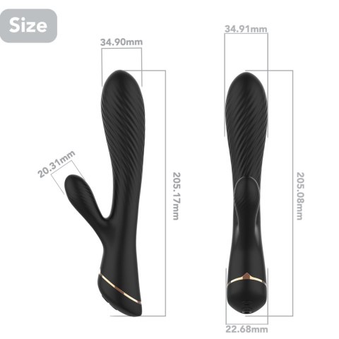 Wibrator króliczek – 9 trybów, wodoodporny, silikon, USB Wibrator króliczek – 9 trybów, wodoodporny, silikon, USB