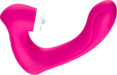 Stymulator silicone 2*9 vibration function Rose Red B - Series Joy