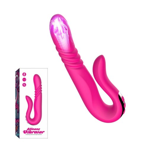 Deluxe Twirling Vibrating Thruster RED B - Series Cute