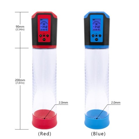 Automatyczna pompka do penisa – 5 poziomów ssania, LCD, silikon