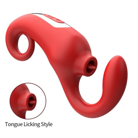 Wibrator-Merfi, 10 vibration functions, 10 frequency tongue licking USB B - Series Power