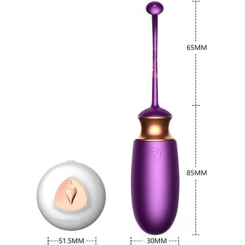 Jajko/wibr-Vibrating Silicone Love EGG USB 10 Function / Heating / Voice Control B - Series Fox