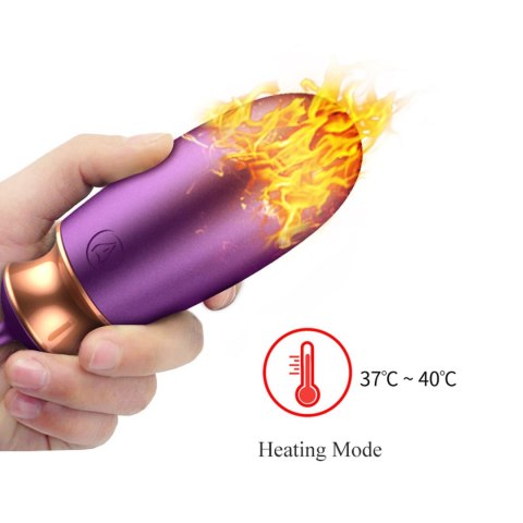 Jajko/wibr-Vibrating Silicone Love EGG USB 10 Function / Heating / Voice Control B - Series Fox