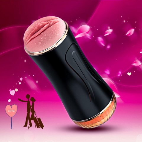 Masturbator-Vibrating Masturbation Cup USB 10 function + Interactive Function / Double Ends B - Series Fox