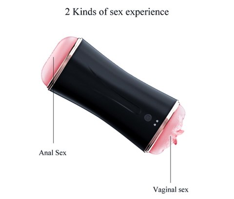 Masturbator-Vibrating Masturbation Cup USB 10 function + Interactive Function / Double Ends B - Series Fox