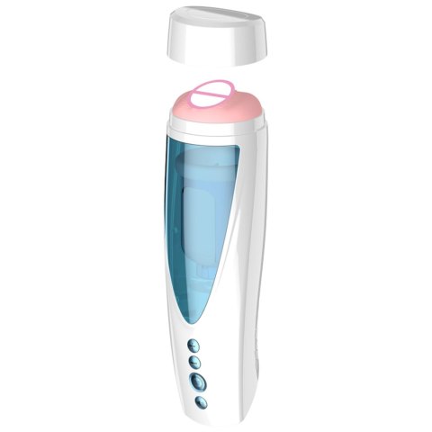 Masturbator-Vibrating, Rotating and Flashing Masturbation USB 10+10 Function / Talk Mode B - Series Fox