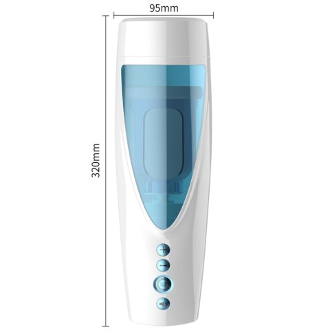 Masturbator-Vibrating, Rotating and Flashing Masturbation USB 10+10 Function / Talk Mode B - Series Fox