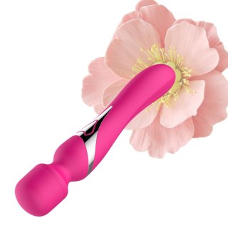 Stymulator - B - Series - Silicone Dual Massager Pulsator USB 7+7 Function (Pink) B - Series Fox