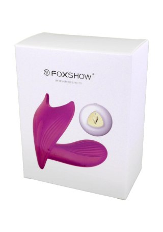 Stymulator-Silicone Panty Vibrator USB 10 Function / Heating / Voice Control B - Series Fox