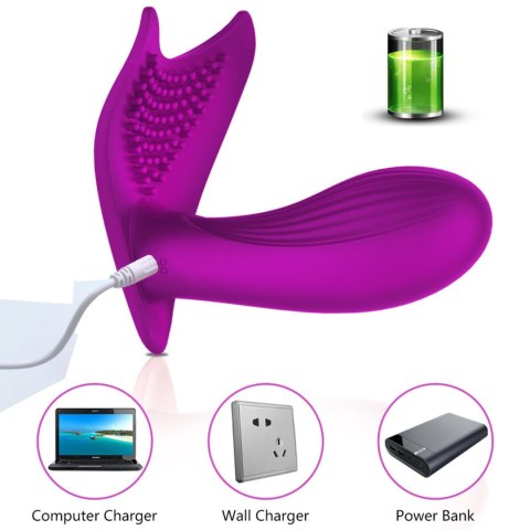 Stymulator-Silicone Panty Vibrator USB 10 Function / Heating / Voice Control B - Series Fox