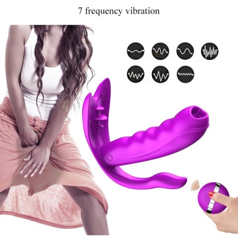 Stymulator-Silicone Panty Vibrator USB 7 Function / Heating B - Series Fox