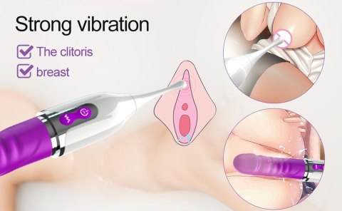 Stymulator- Stimulator clitoris, USB Magnetic charging, 7 Frequency Vibration B - Series Fox