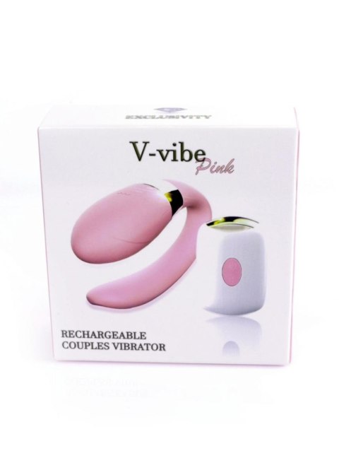 V-Vibe wibrator dla par sterowany pilotem różowy - B - Series